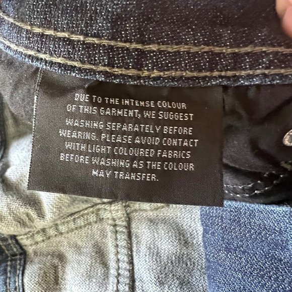 BUFFALO DAVID BITTON Dark Wash Driven-X Basic Straight Stretch Denim Jeans Size - Picture 10 of 11